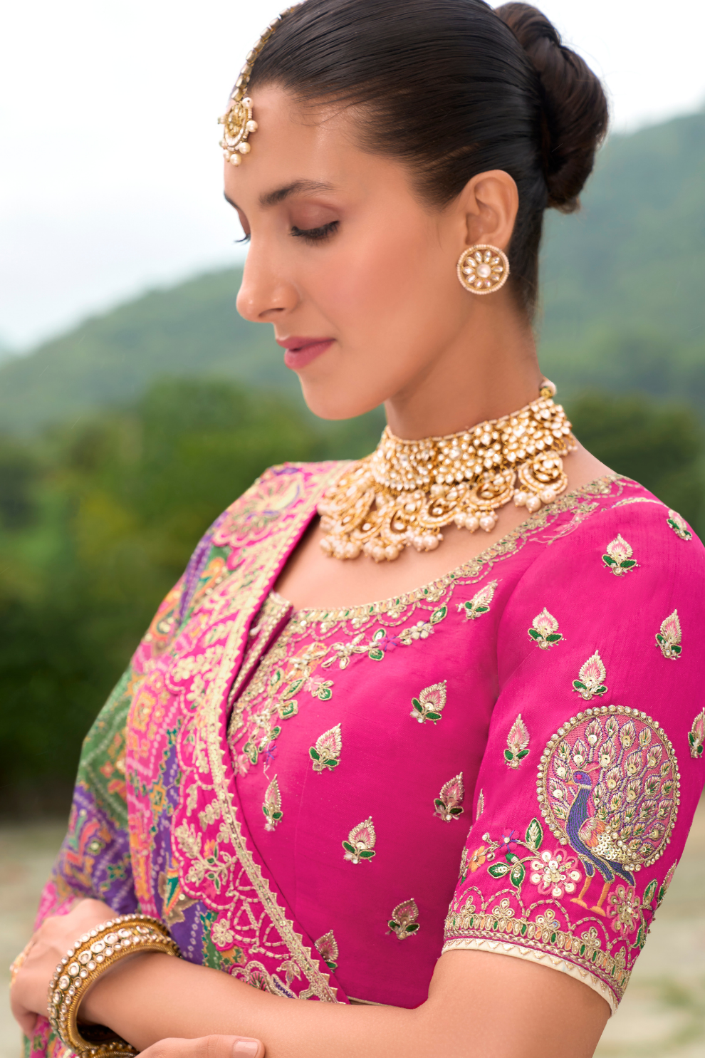 Designer Ethnic Lehenga with Dupatta and Intricate Embroidery