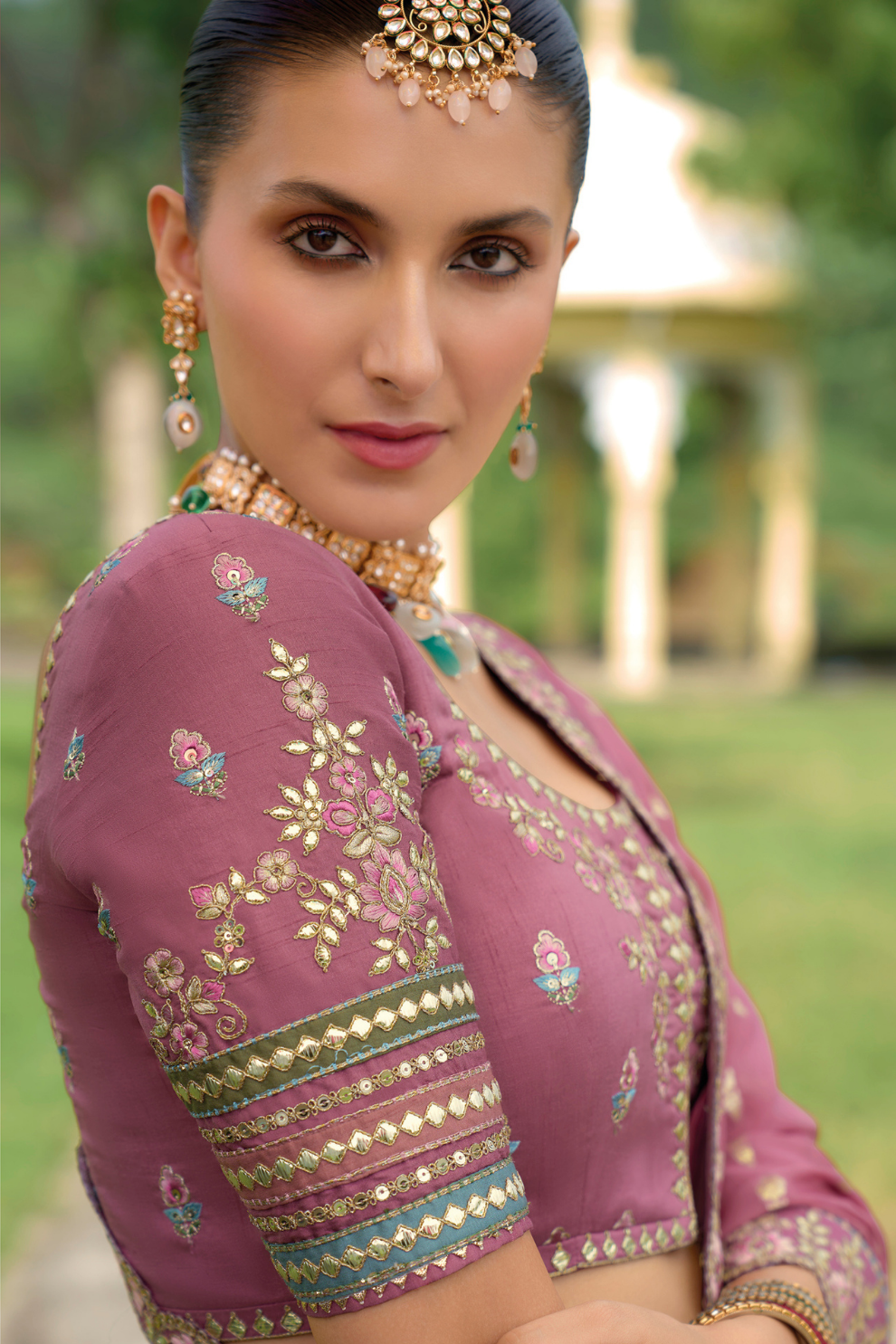 Designer Ethnic Lehenga with Dupatta and Intricate Embroidery
