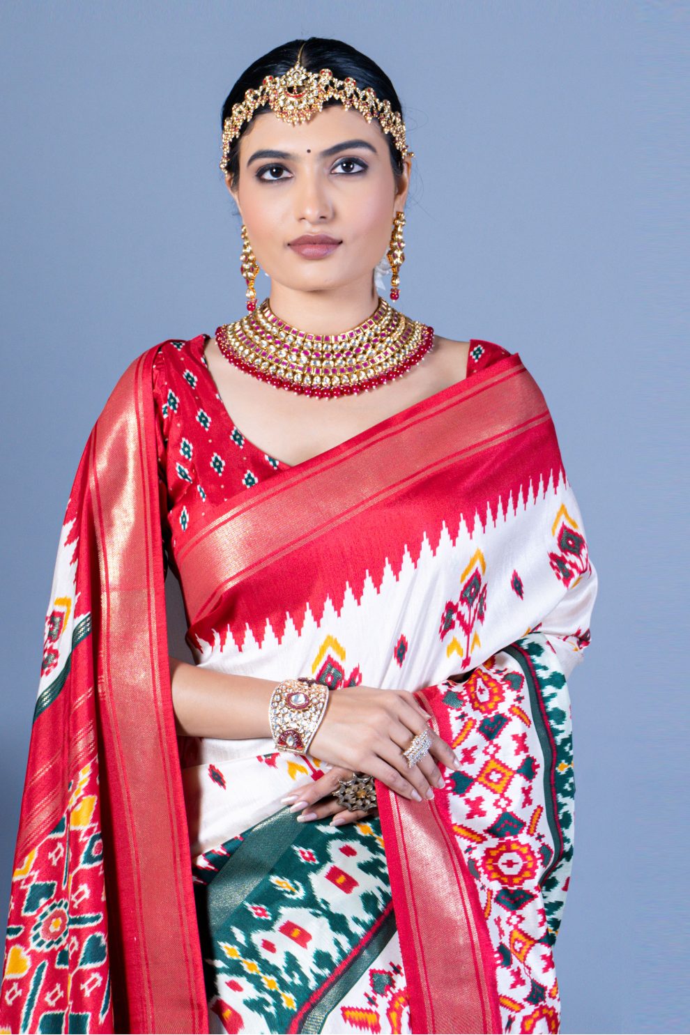 Pure Viscose Silk Saree with Luxury Print and Glory Finish