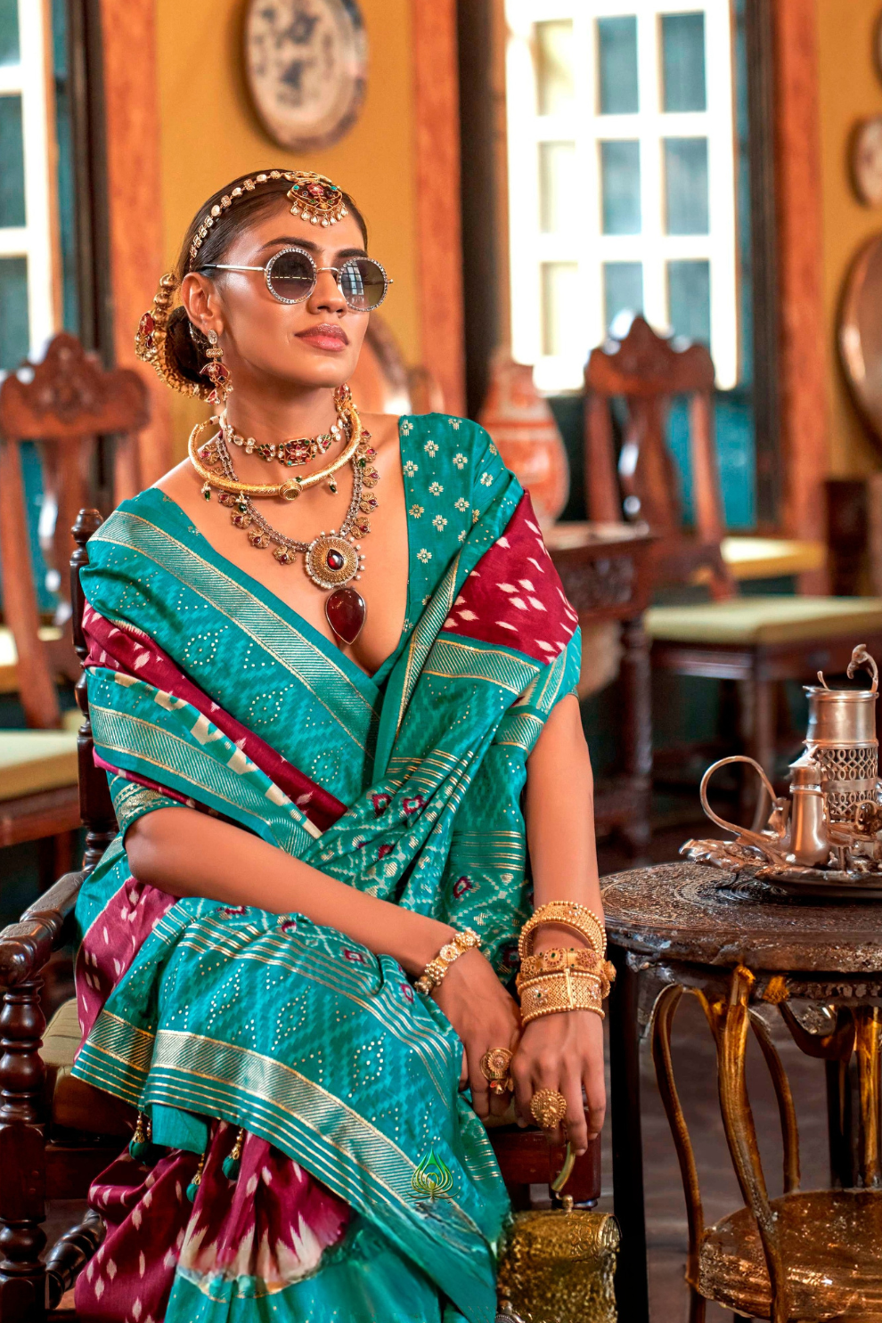 Pure Viscose Silk Saree with Silk Blend Designer Print