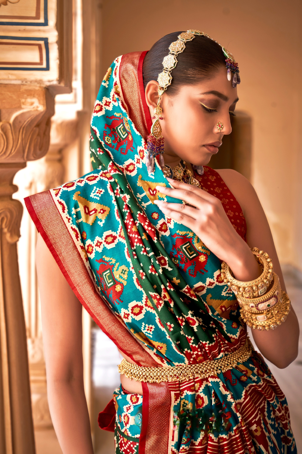 Graceful Art Silk Party Saree with Subtle Shine