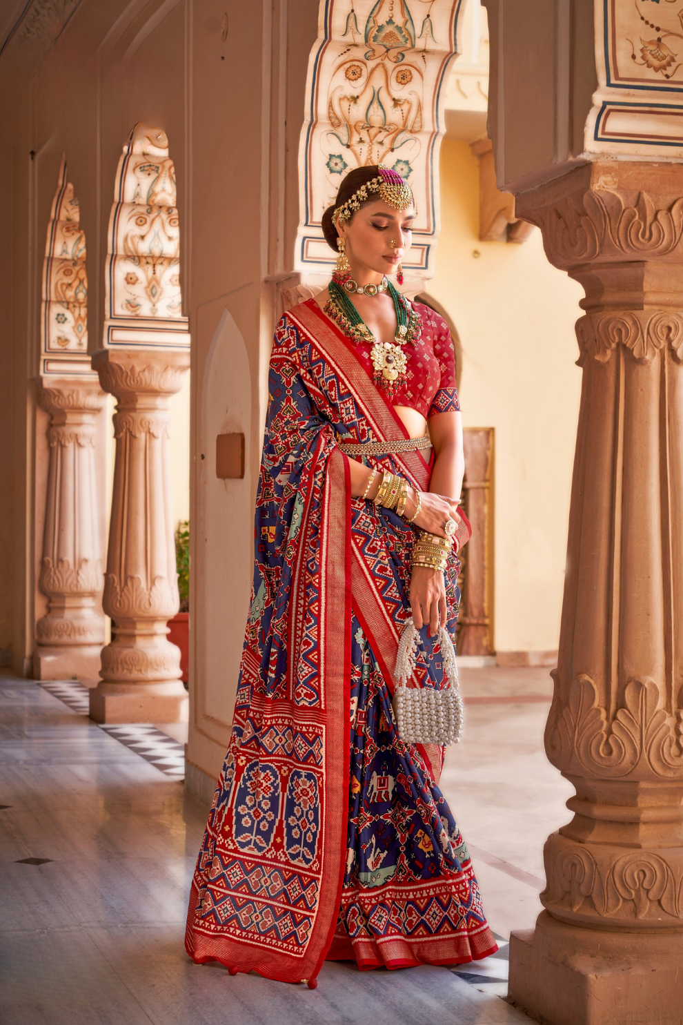 Graceful Art Silk Party Saree with Subtle Shine