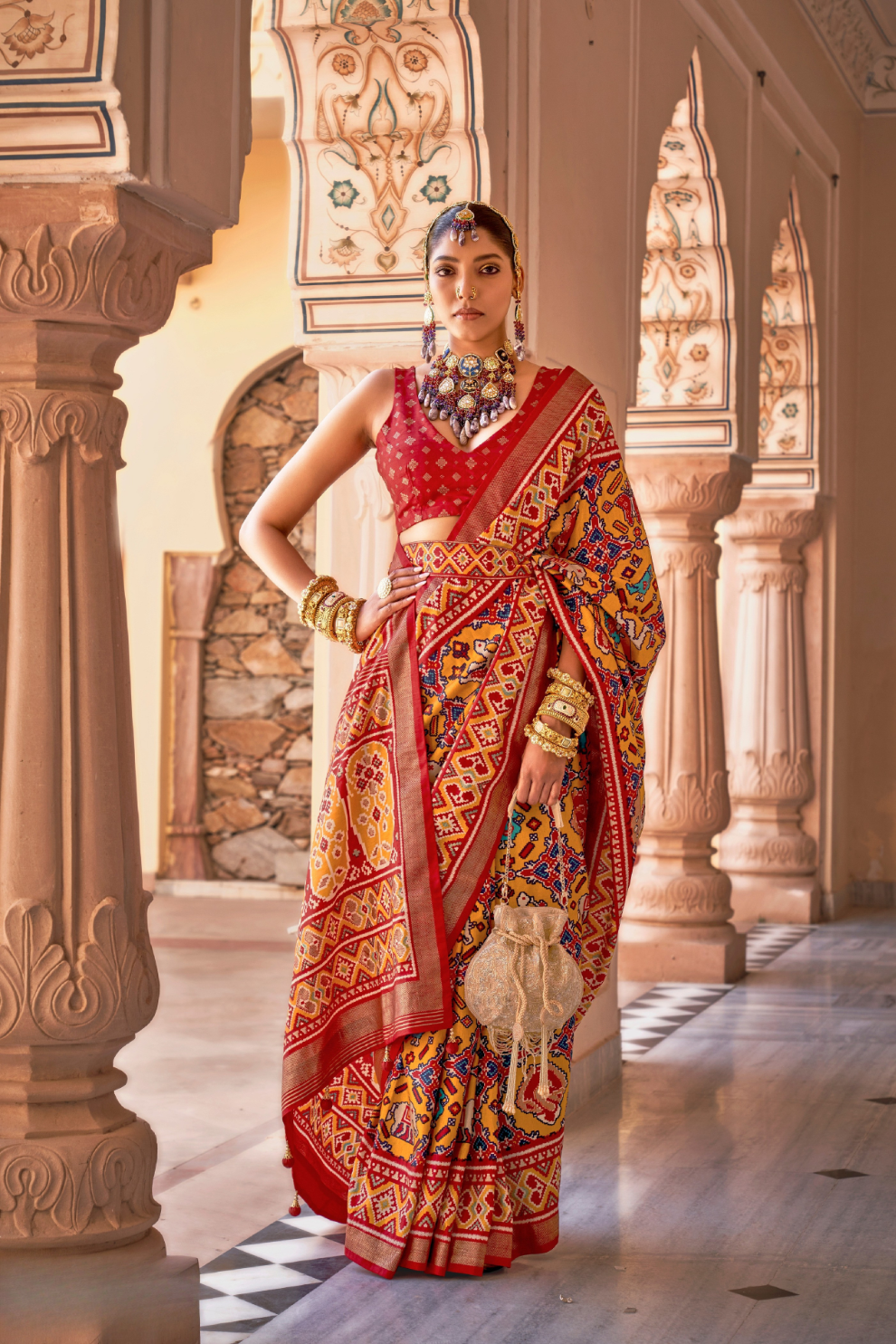 Graceful Art Silk Party Saree with Subtle Shine