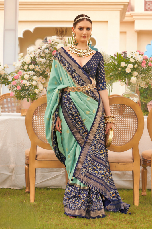 Luxury Finish Sigma Silk Saree with Mercerized Glossy Touch