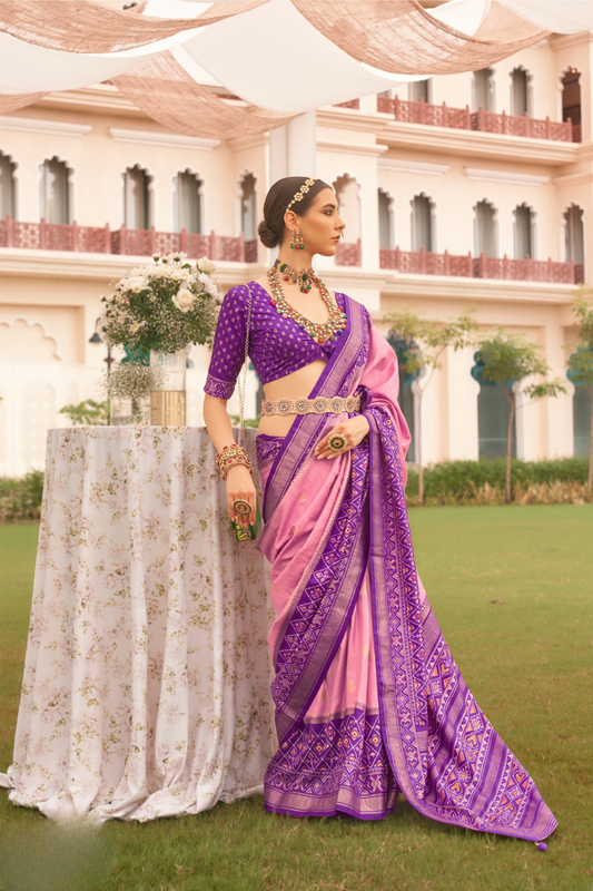 Luxury Finish Sigma Silk Saree with Mercerized Glossy Touch