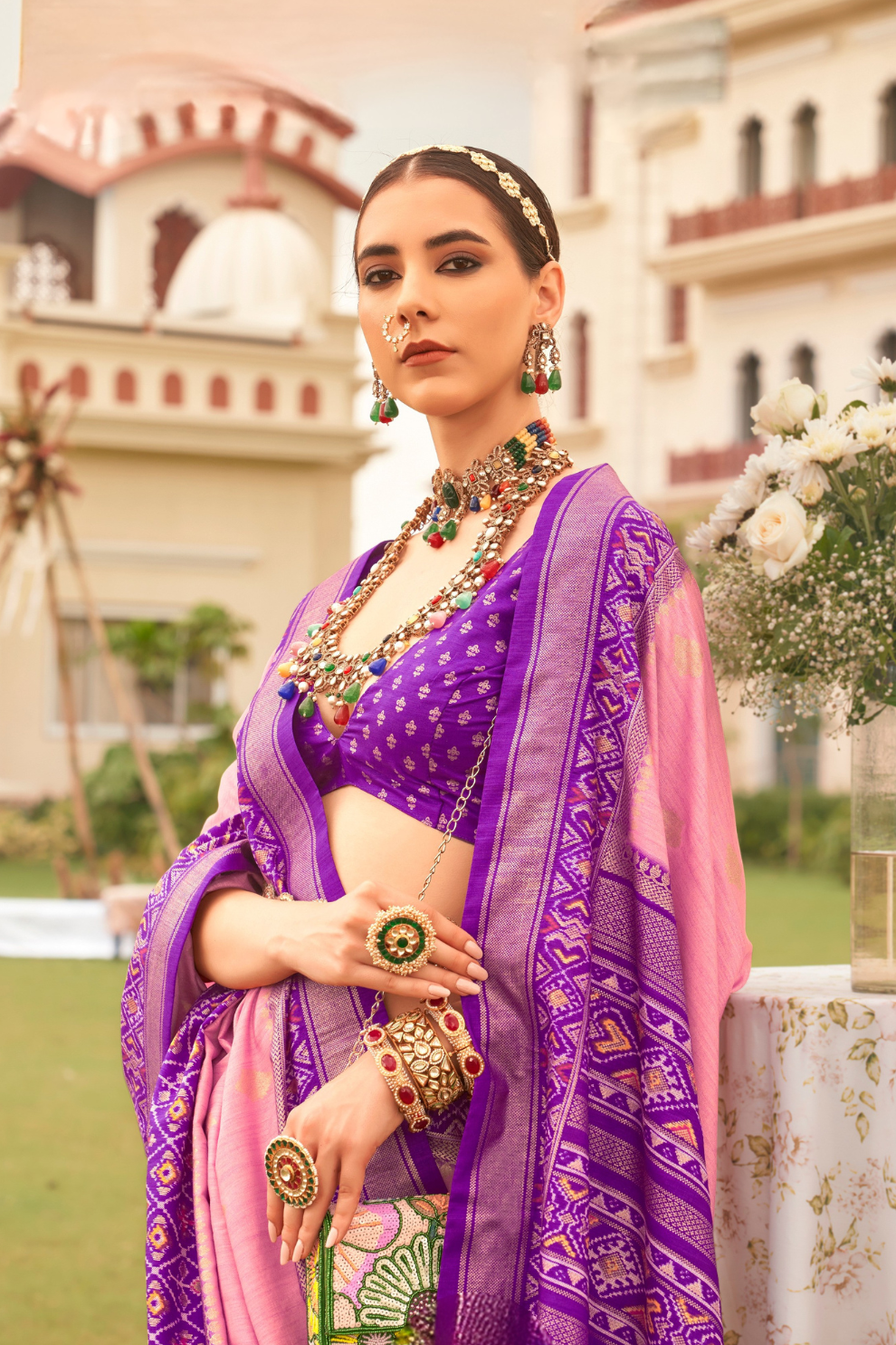 Luxury Finish Sigma Silk Saree with Mercerized Glossy Touch