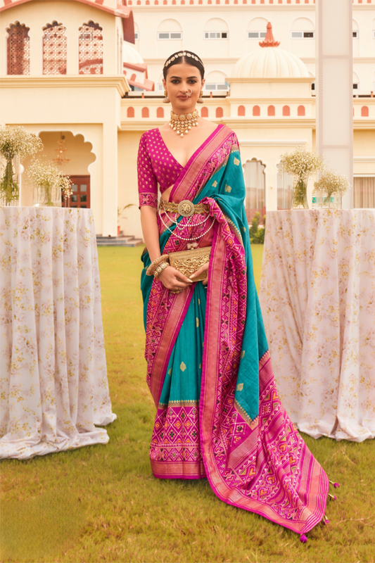 Luxury Finish Sigma Silk Saree with Mercerized Glossy Touch