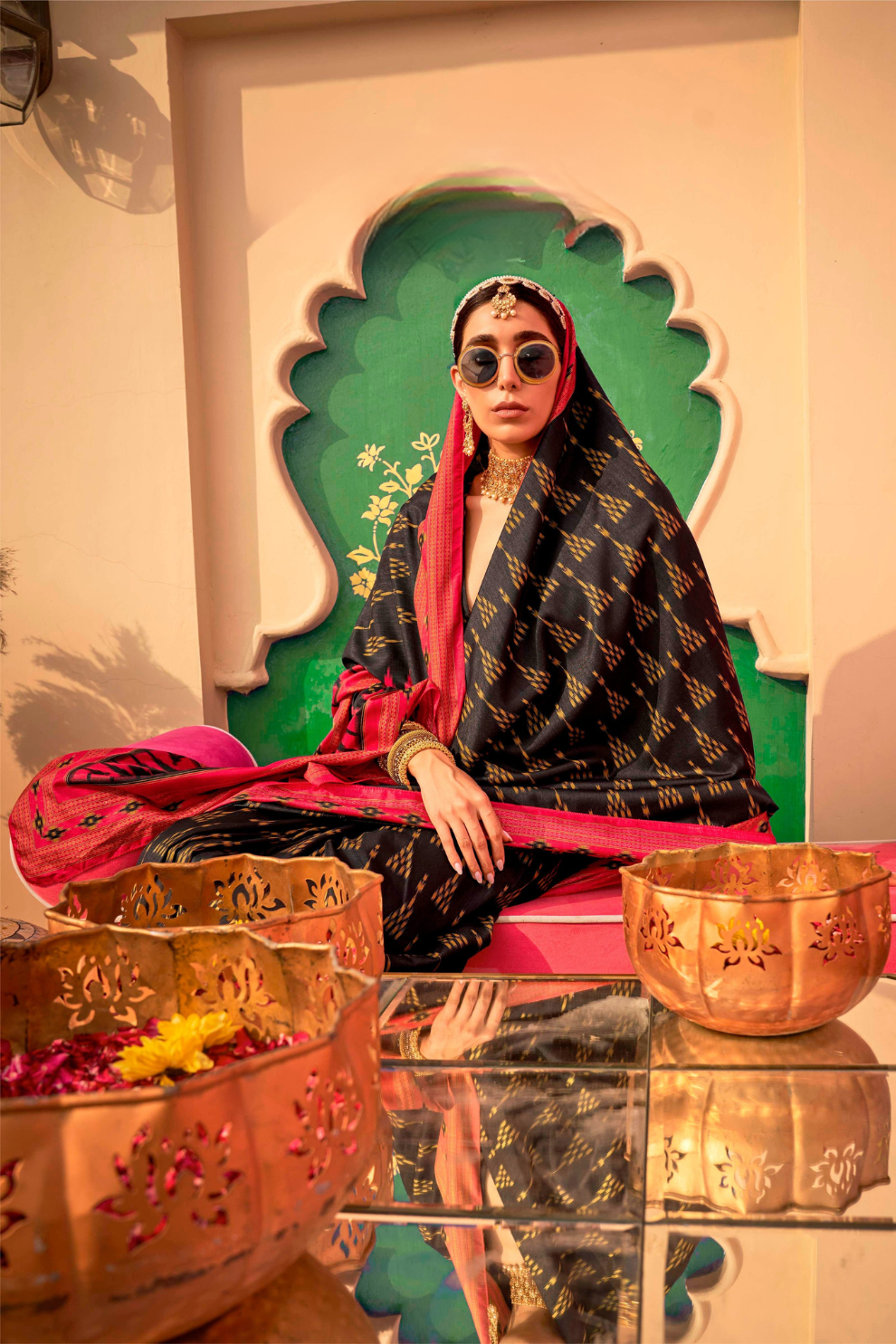 Mercerized Sigma Silk Saree with Classic Traditional Design