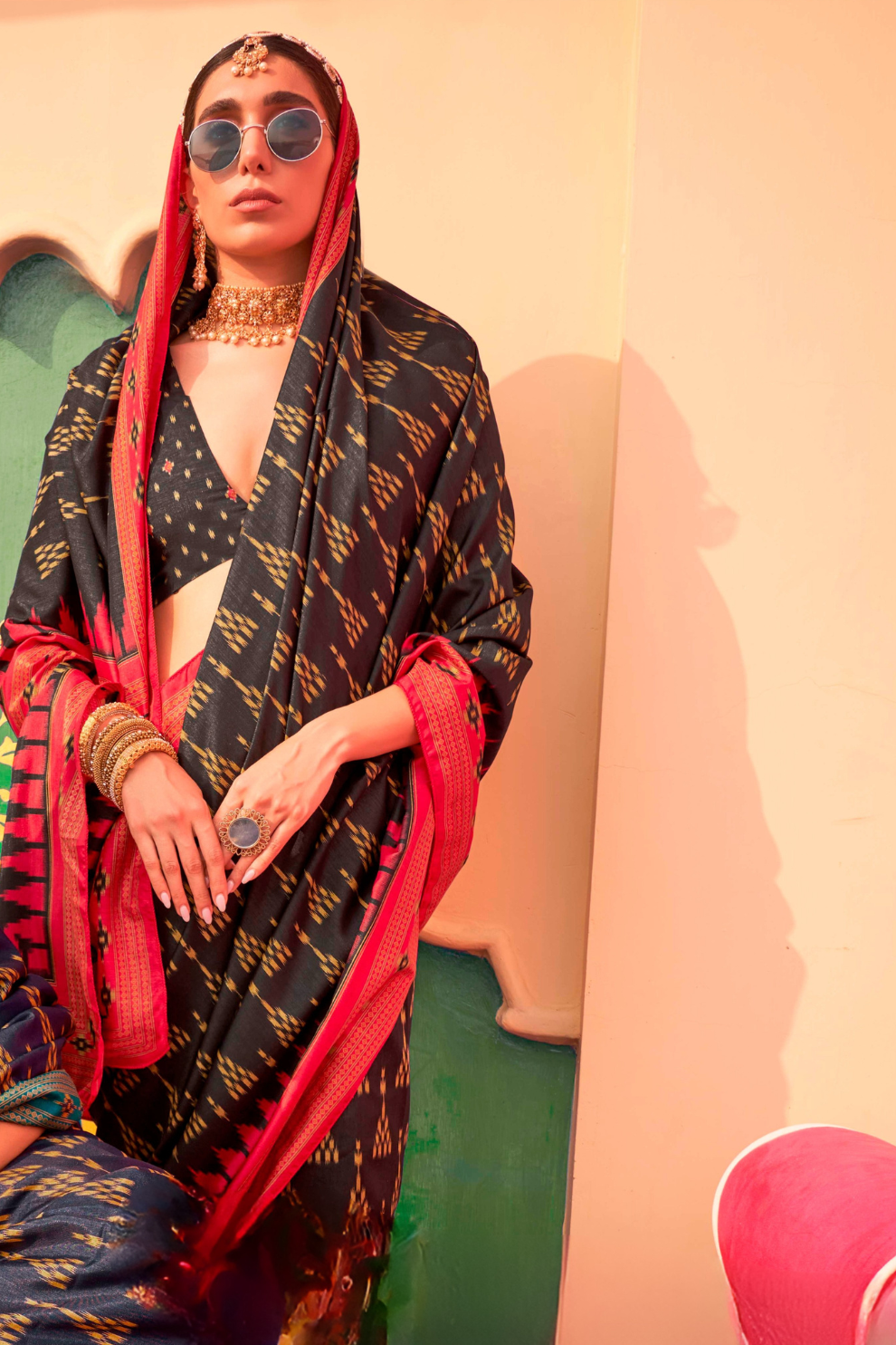 Mercerized Sigma Silk Saree with Classic Traditional Design