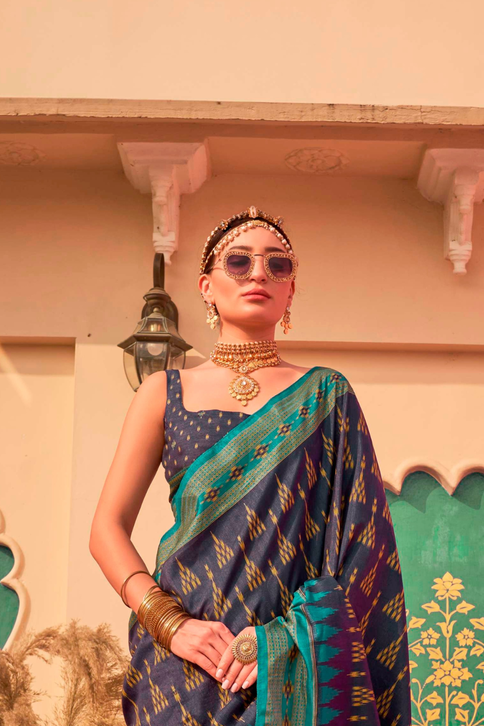 Mercerized Sigma Silk Saree with Classic Traditional Design