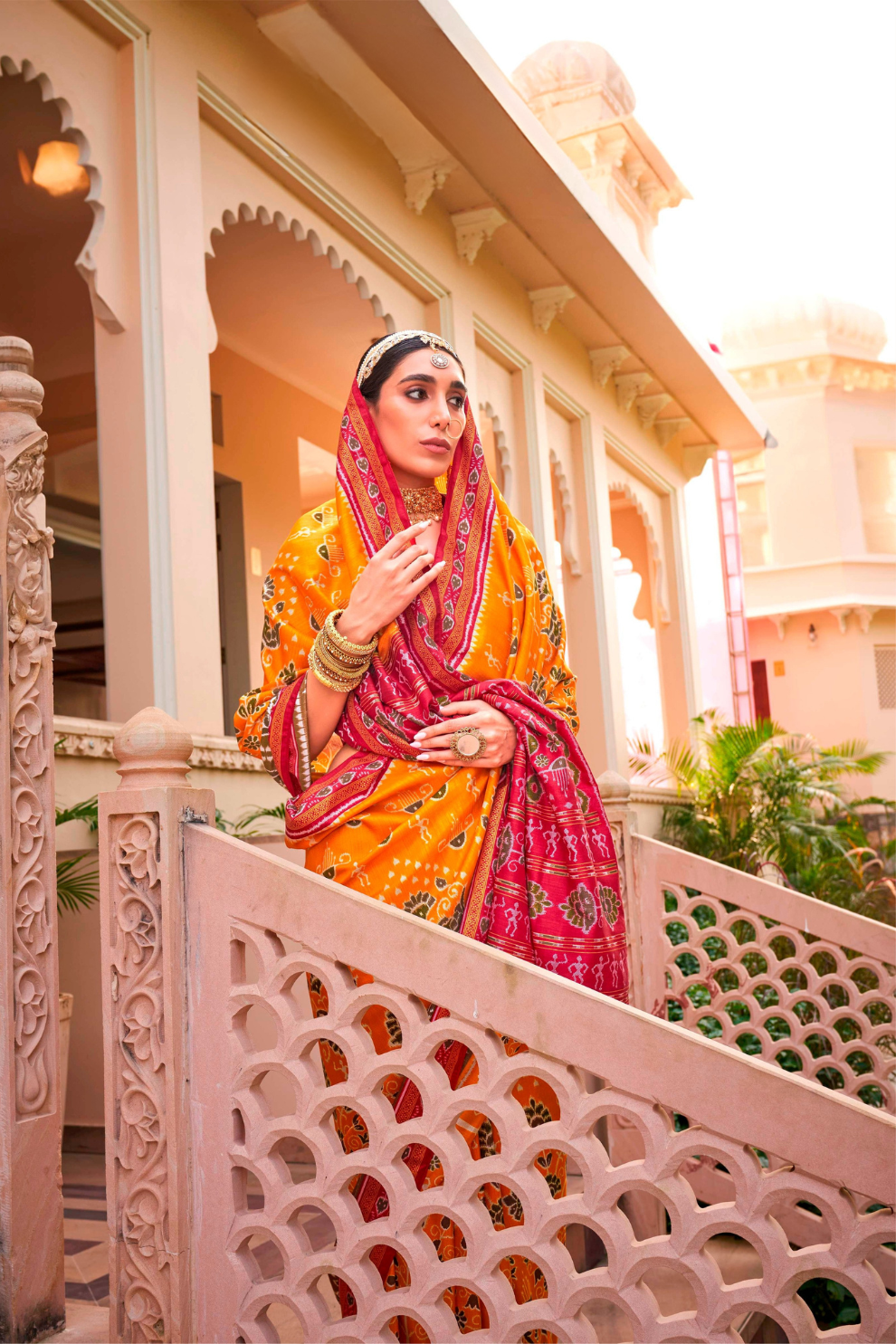 Mercerized Sigma Silk Saree with Traditional Classic and Aqua Finish - LaVante Fashion