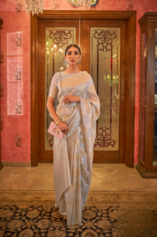 Elegant Modal Silk Saree with Subtle Weaving