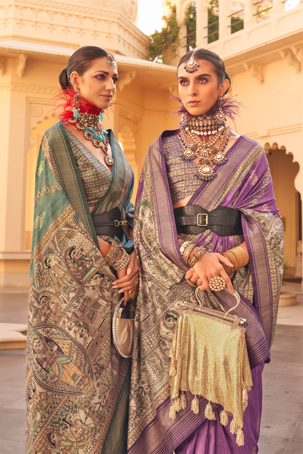 Graceful Silk Saree with Timeless Printed Art Design