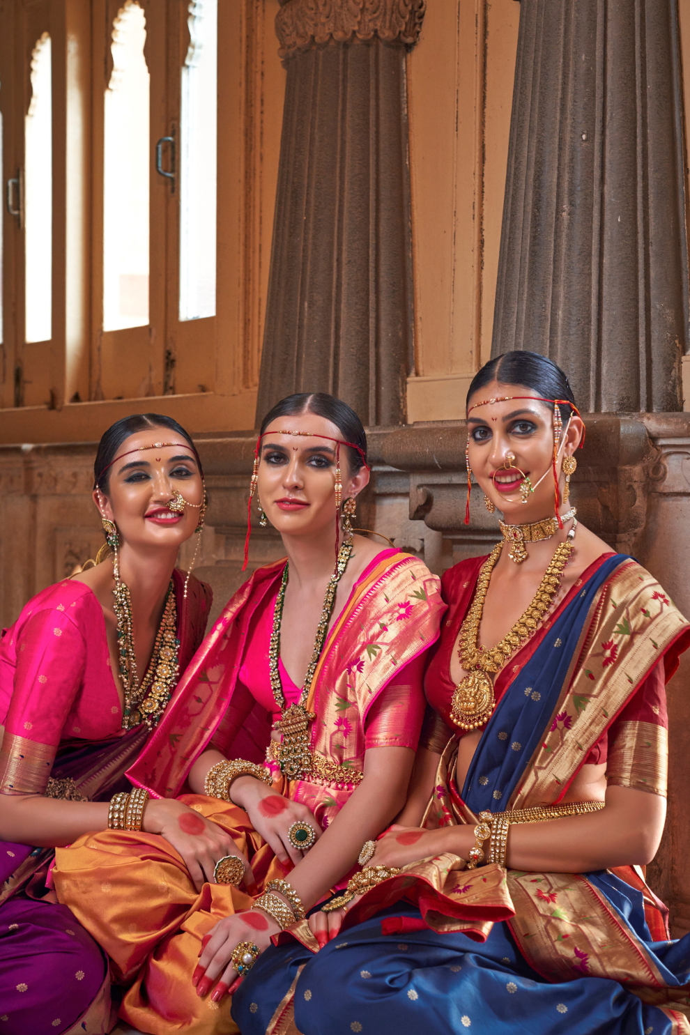 Graceful Floral Woven Zari Paithani Saree for Festive Wear