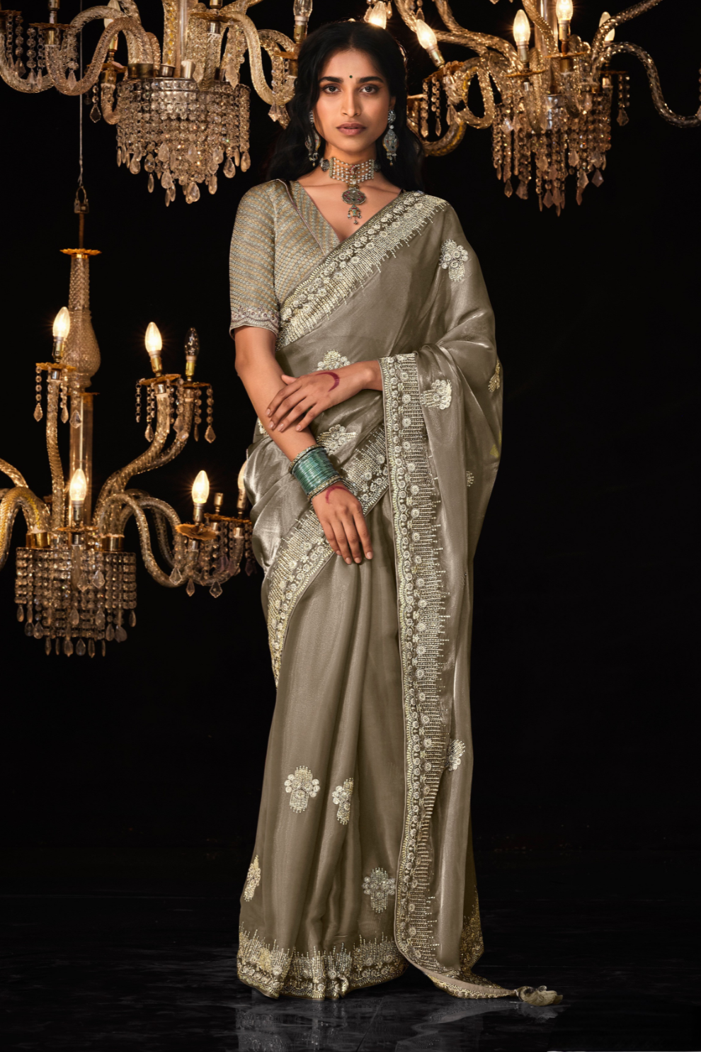 Traditional Charm Meets Elegance in This Banarasi Silk Saree