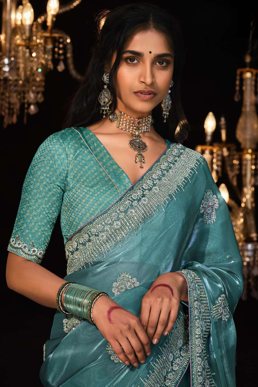 Traditional Charm Meets Elegance in This Banarasi Silk Saree