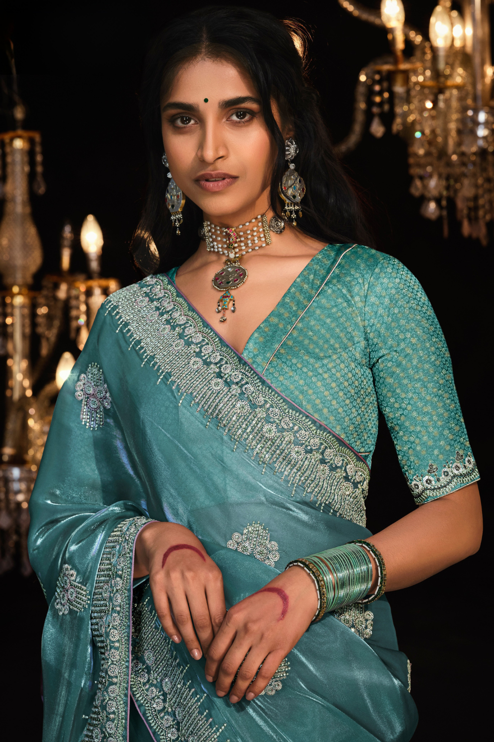 Traditional Charm Meets Elegance in This Banarasi Silk Saree