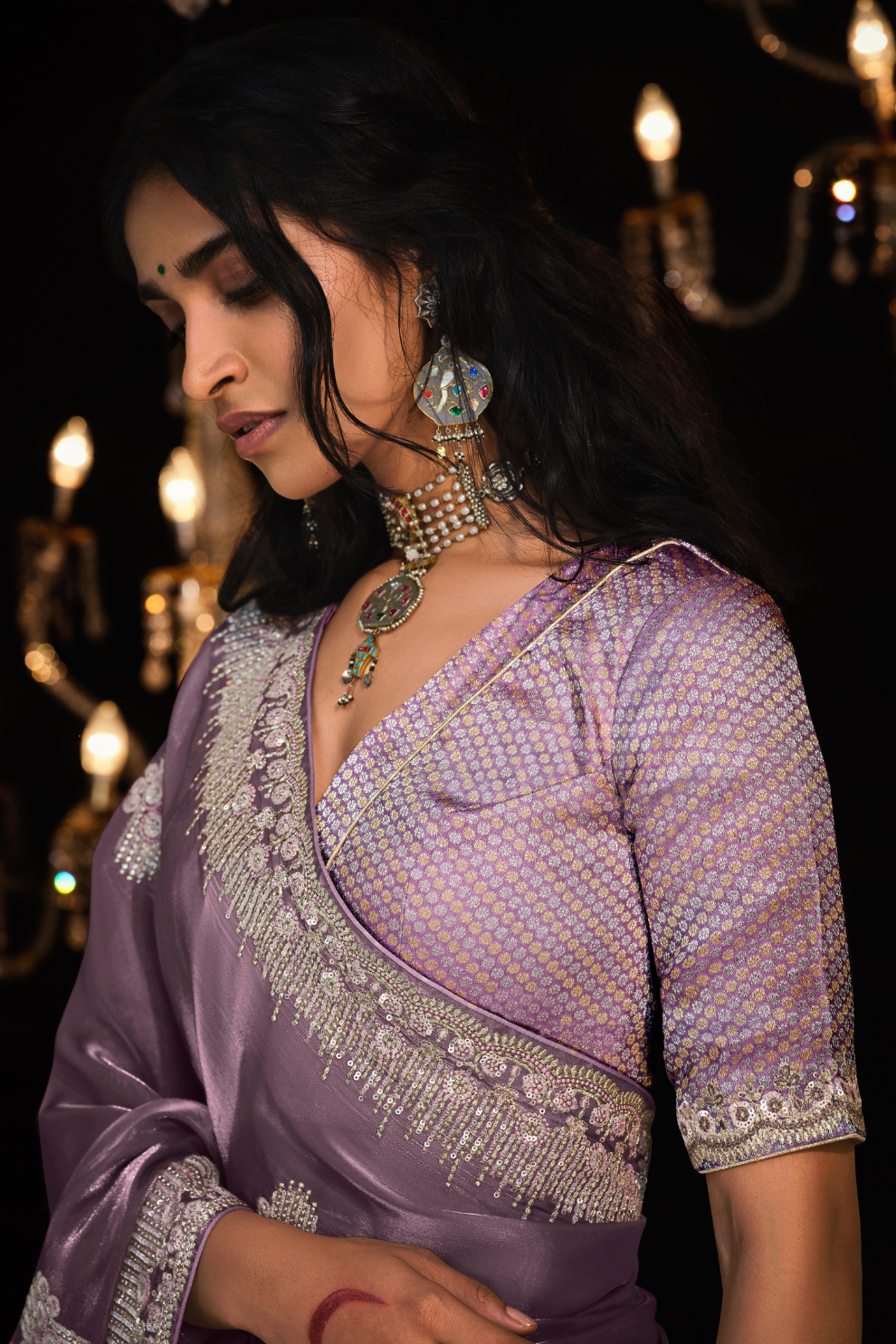 Traditional Charm Meets Elegance in This Banarasi Silk Saree