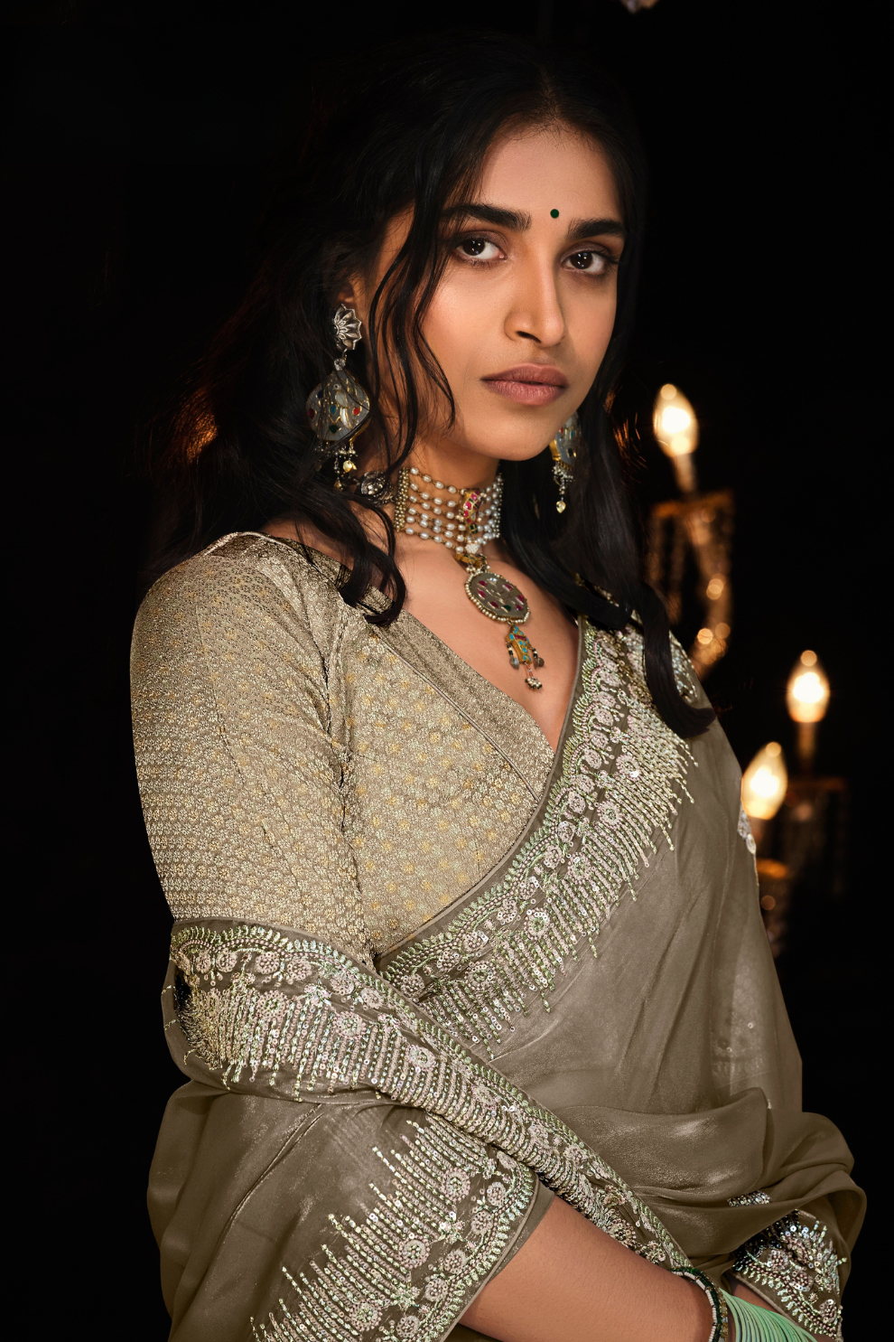 Traditional Charm Meets Elegance in This Banarasi Silk Saree