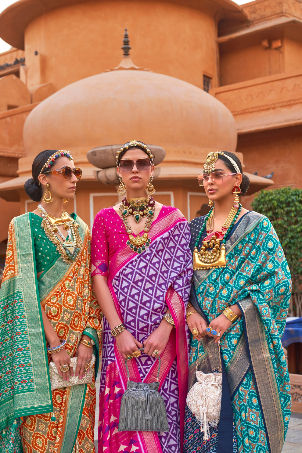 Elegant Designer Patola Silk Saree with Timeless Traditional Appeal