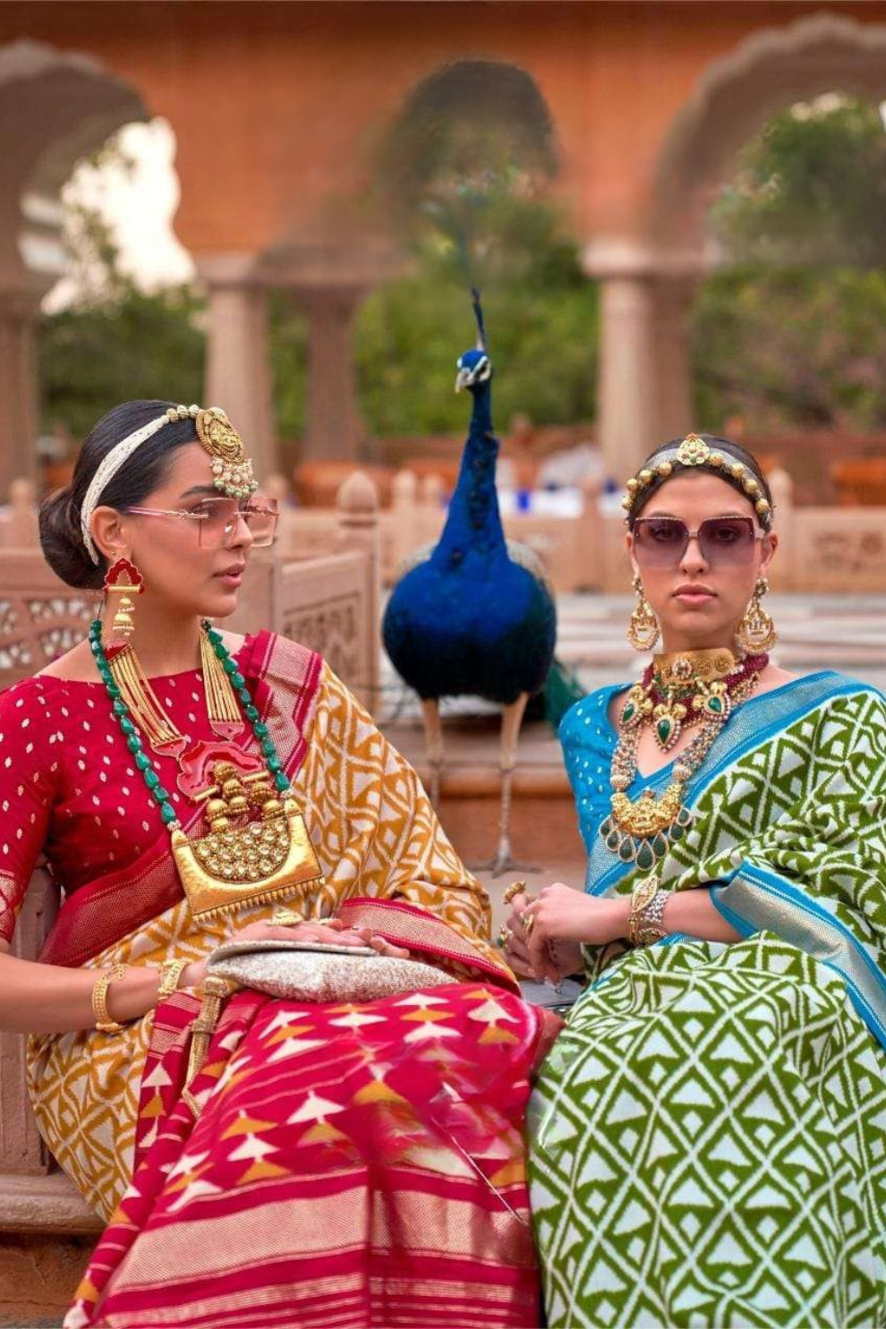 Elegant Designer Patola Silk Saree with Timeless Traditional Appeal