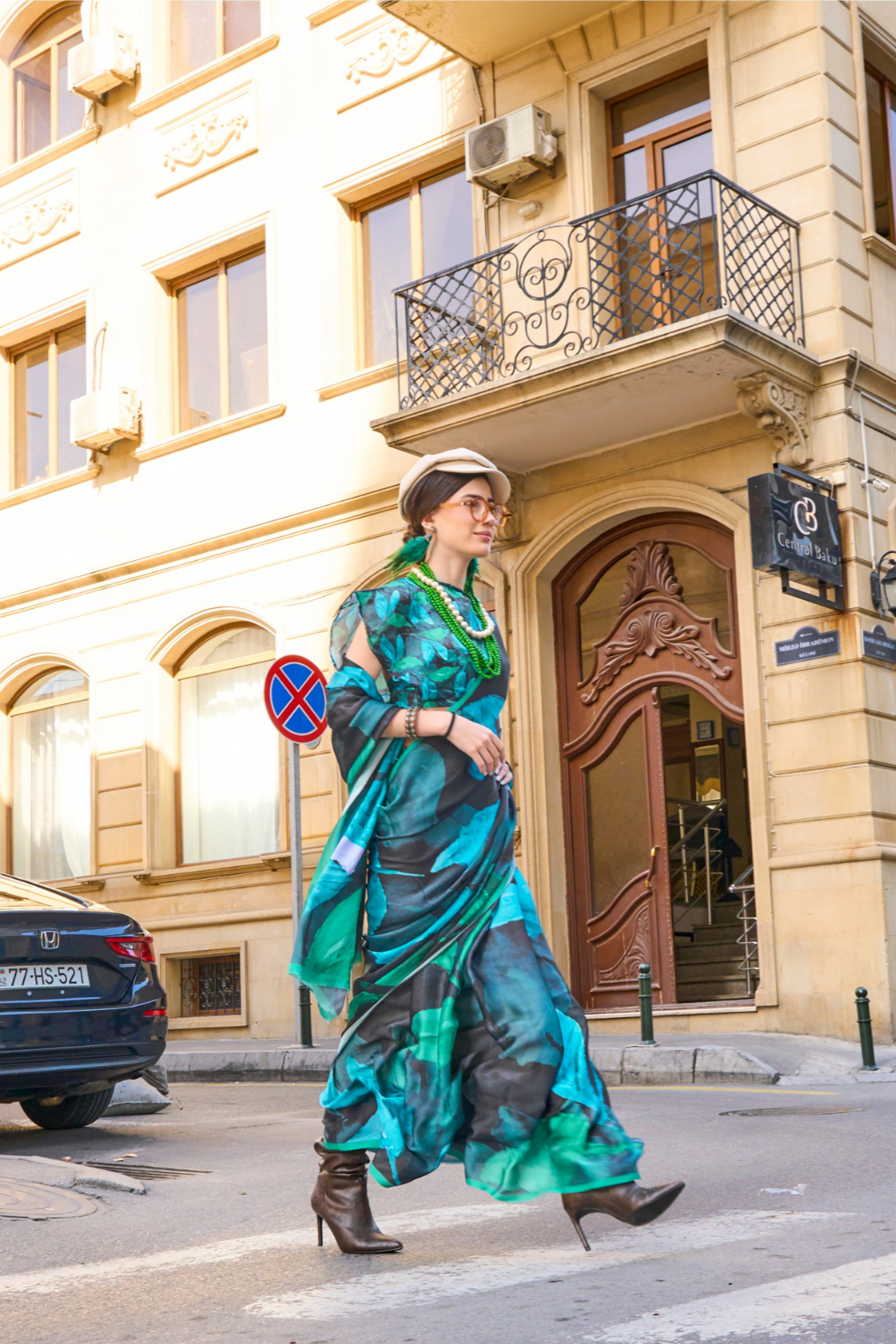 Casual Wear Satin Georgette Saree with Beautiful Digital Print