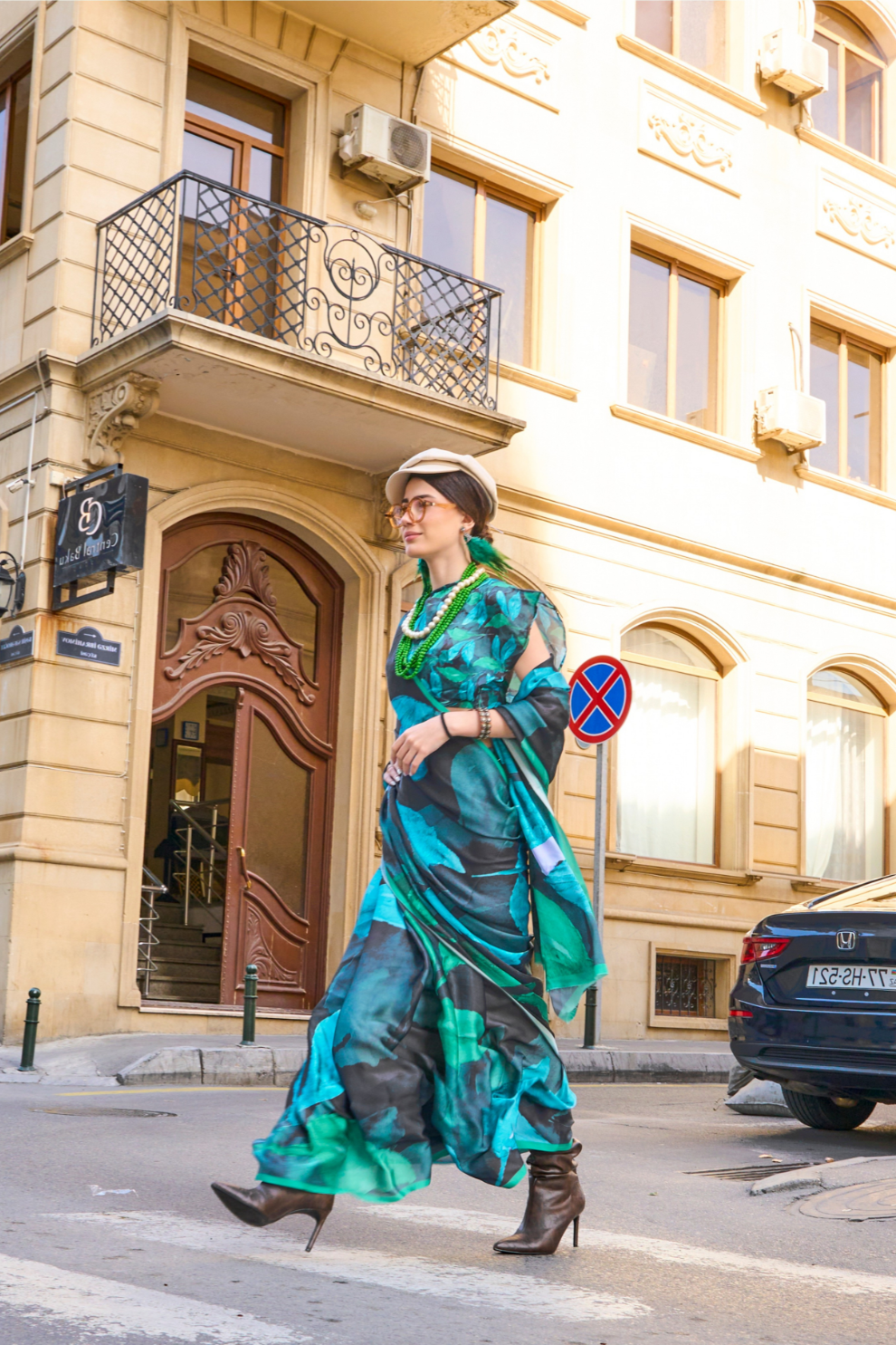 Casual Wear Satin Georgette Saree with Beautiful Digital Print