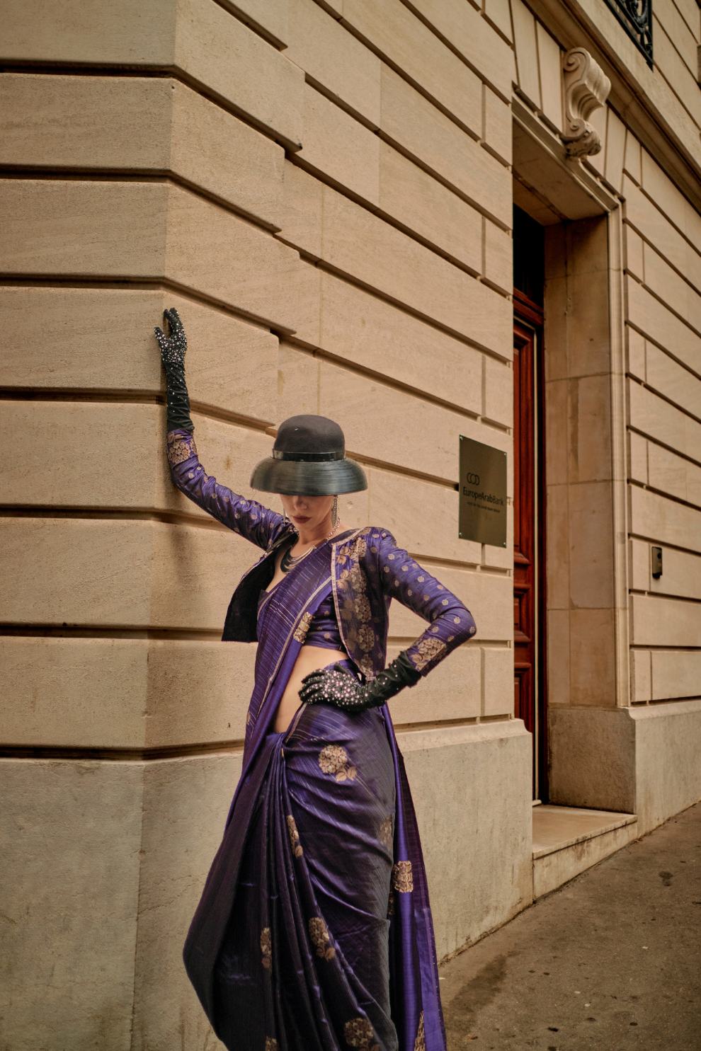 Zari Handloom Woven Satin Silk Saree with Lustrous Finish
