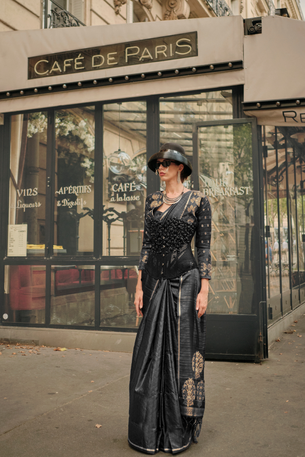 Zari Handloom Woven Satin Silk Saree with Lustrous Finish