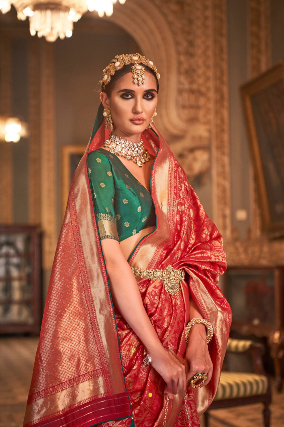 Banarasi Silk Saree with Heritage-Inspired Woven Design