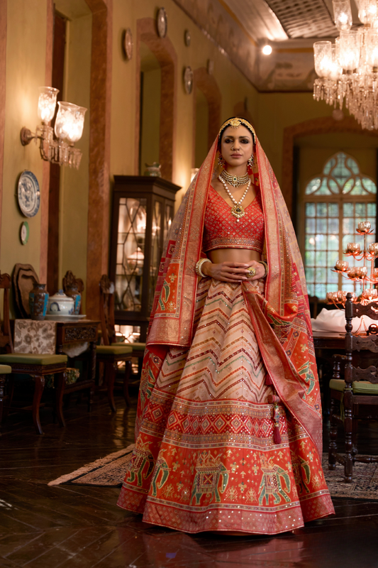 LAVANTE_FASHION_SILK_RAJWADI_PRINTED_EMBROIDERED_LEHENGA_SET_15 - LaVante Fashion