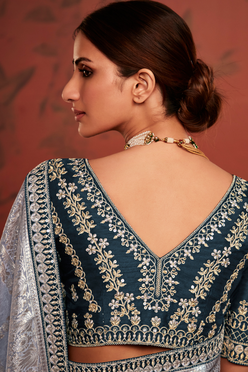 Glamour Unleashed Stunning Party Wear Saree for the Bold & Beautiful