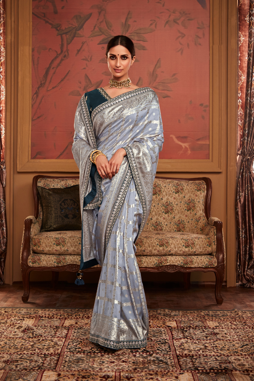 Glamour Unleashed Stunning Party Wear Saree for the Bold & Beautiful