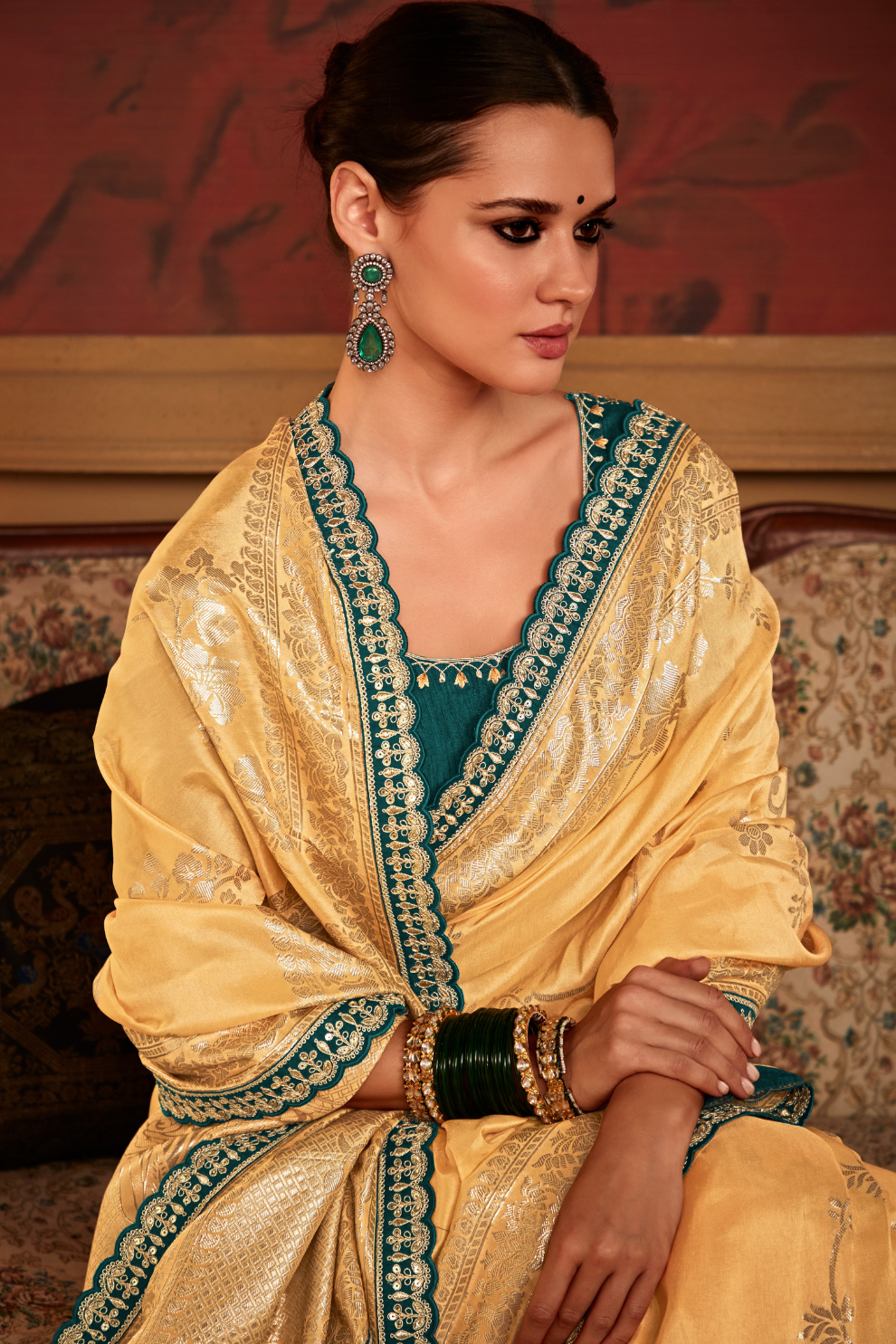 Glamour Unleashed Stunning Party Wear Saree for the Bold & Beautiful