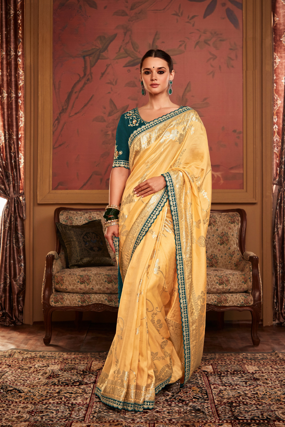 Glamour Unleashed Stunning Party Wear Saree for the Bold & Beautiful