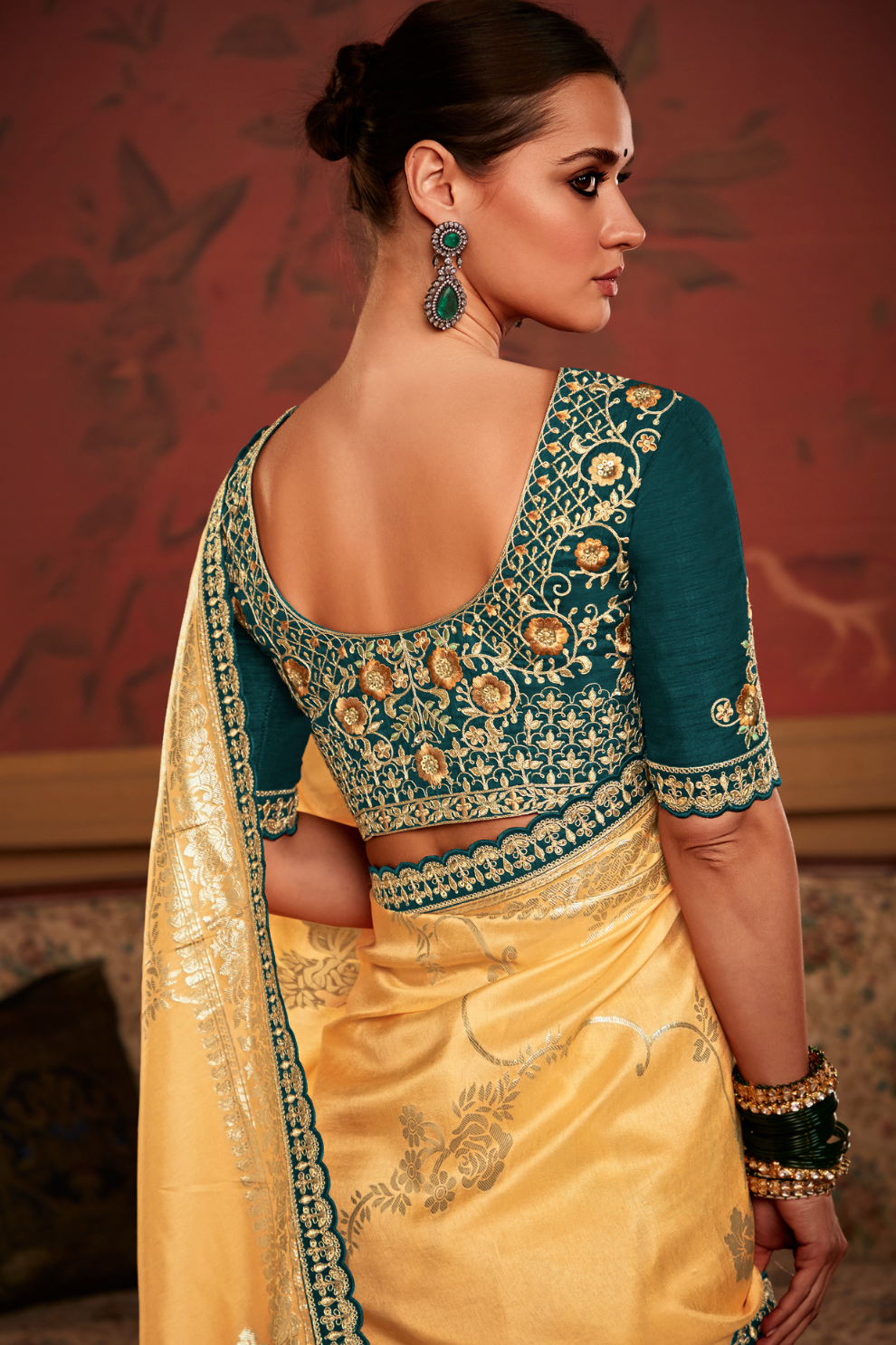 Glamour Unleashed Stunning Party Wear Saree for the Bold & Beautiful