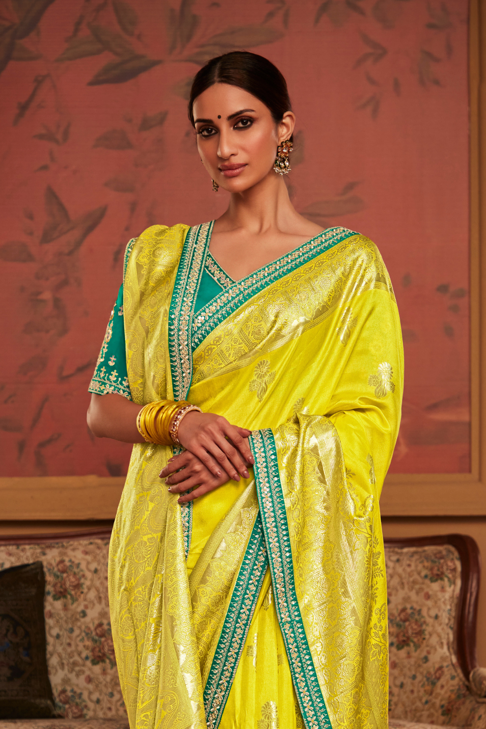 Glamour Unleashed Stunning Party Wear Saree for the Bold & Beautiful