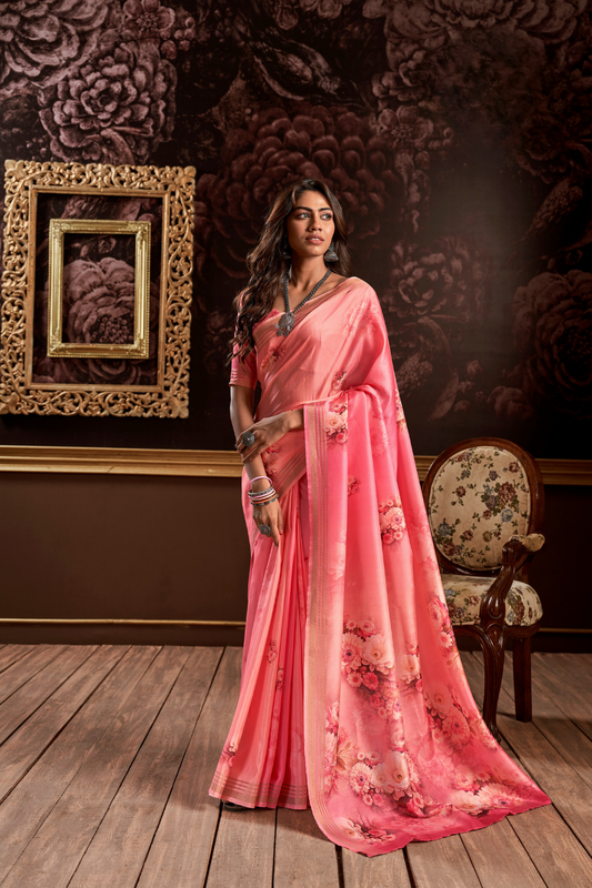 Pure Handloom Silk Fabric in a Smooth Elegant Finish - LaVante Fashion