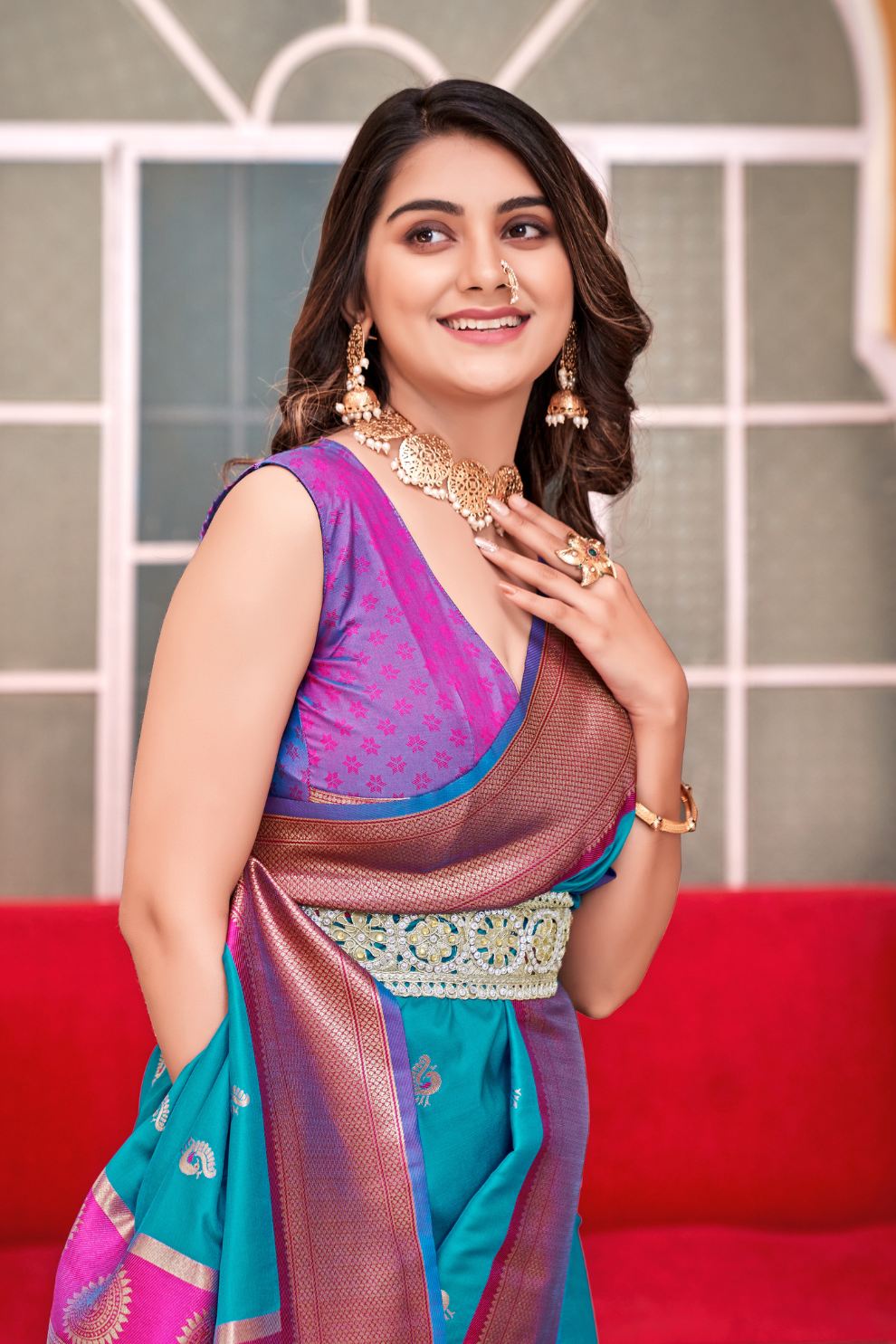 Soft Peshwai Paithani Silk Saree - LaVante Fashion