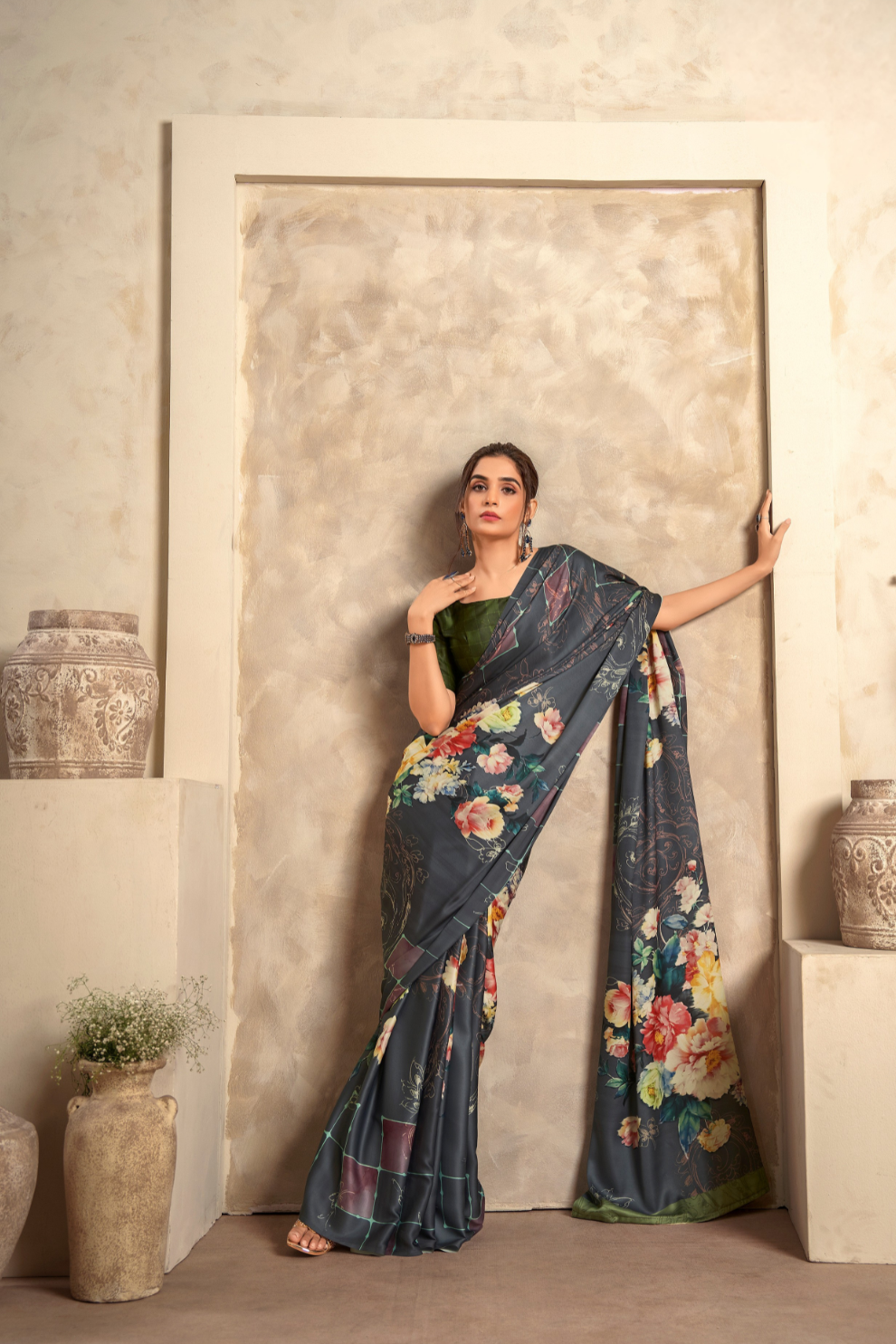 Digitally Printed Soft Satin Silk for Effortless Elegance - LaVante Fashion