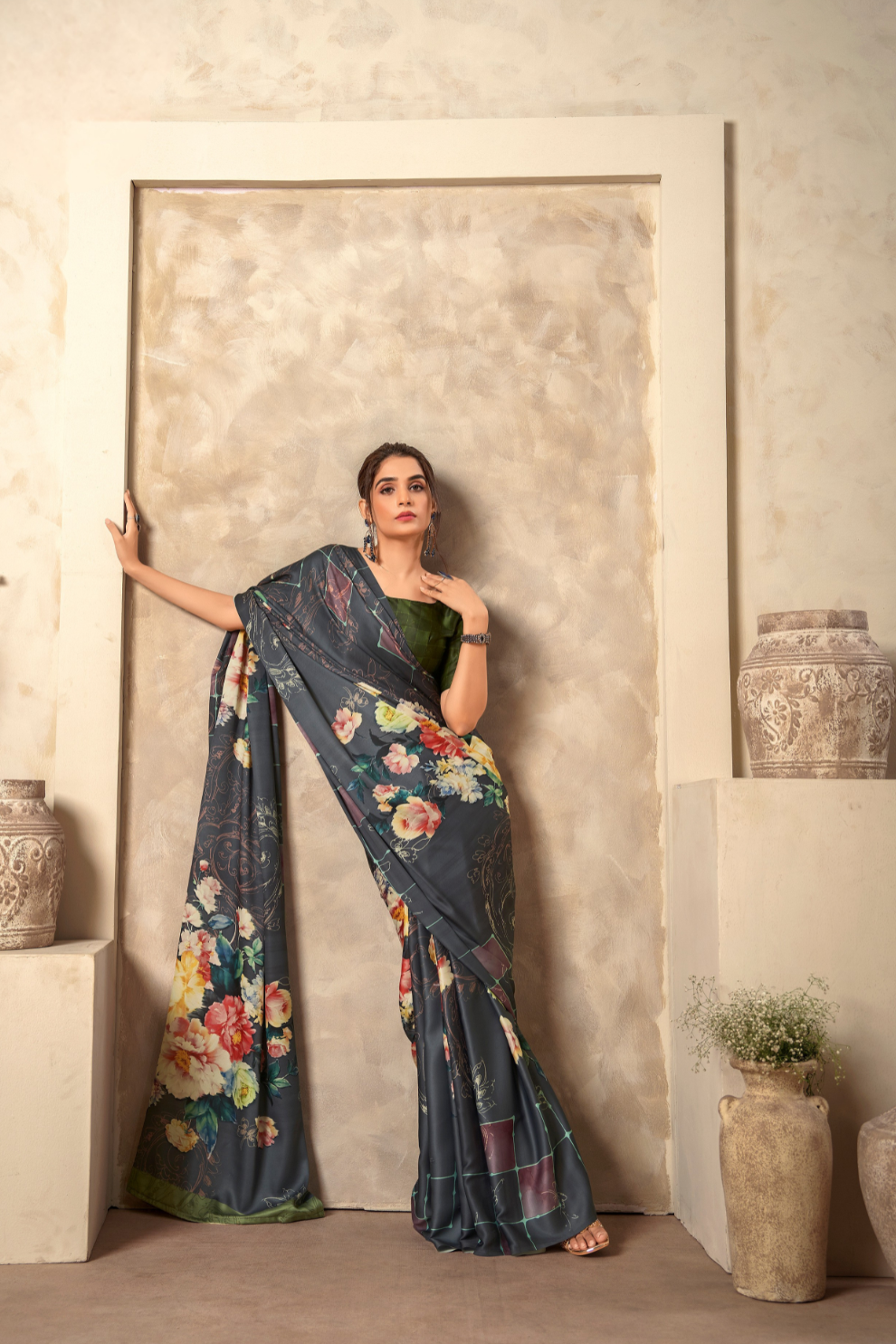 Digitally Printed Soft Satin Silk for Effortless Elegance - LaVante Fashion