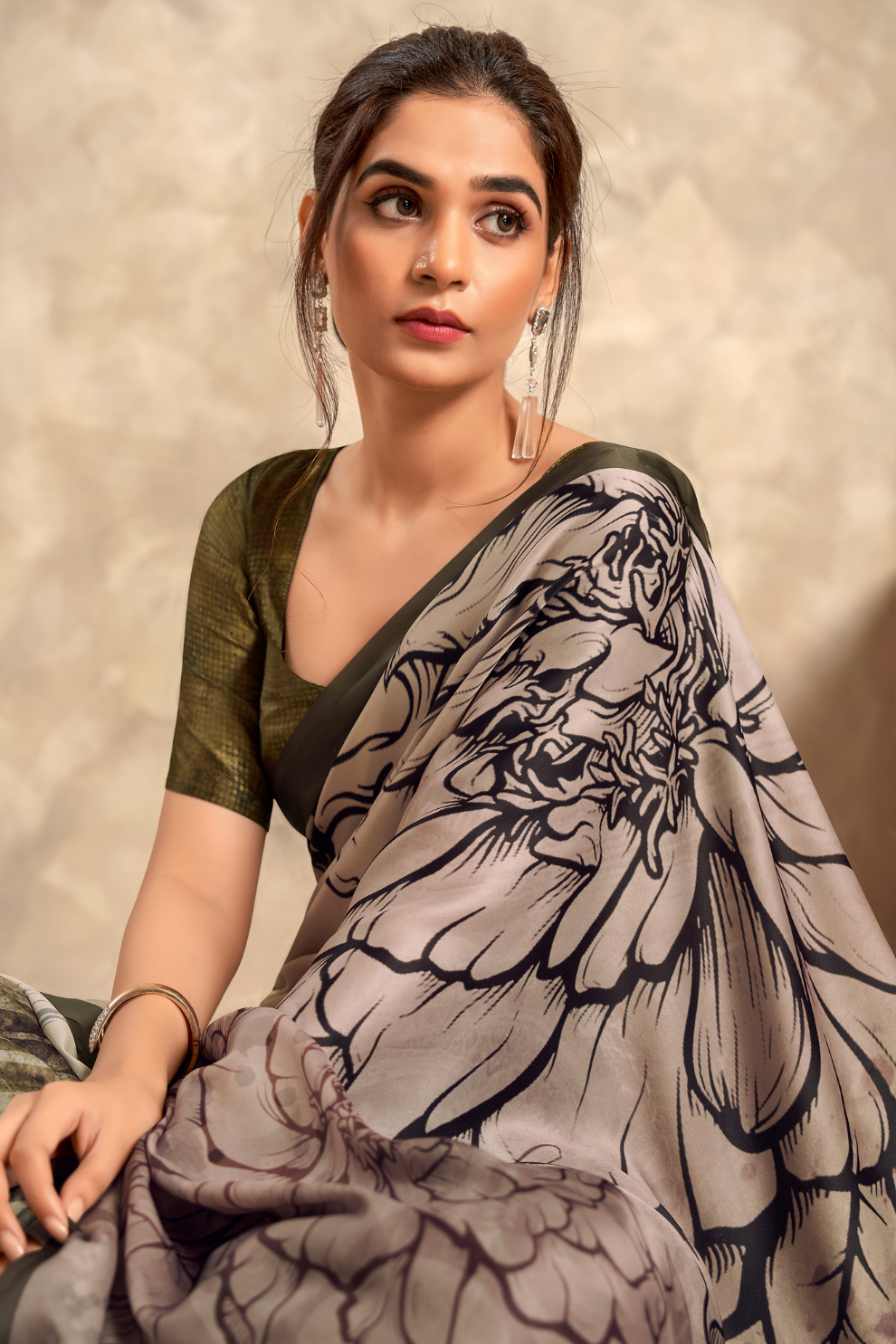 Digitally Printed Soft Satin Silk for Effortless Elegance - LaVante Fashion