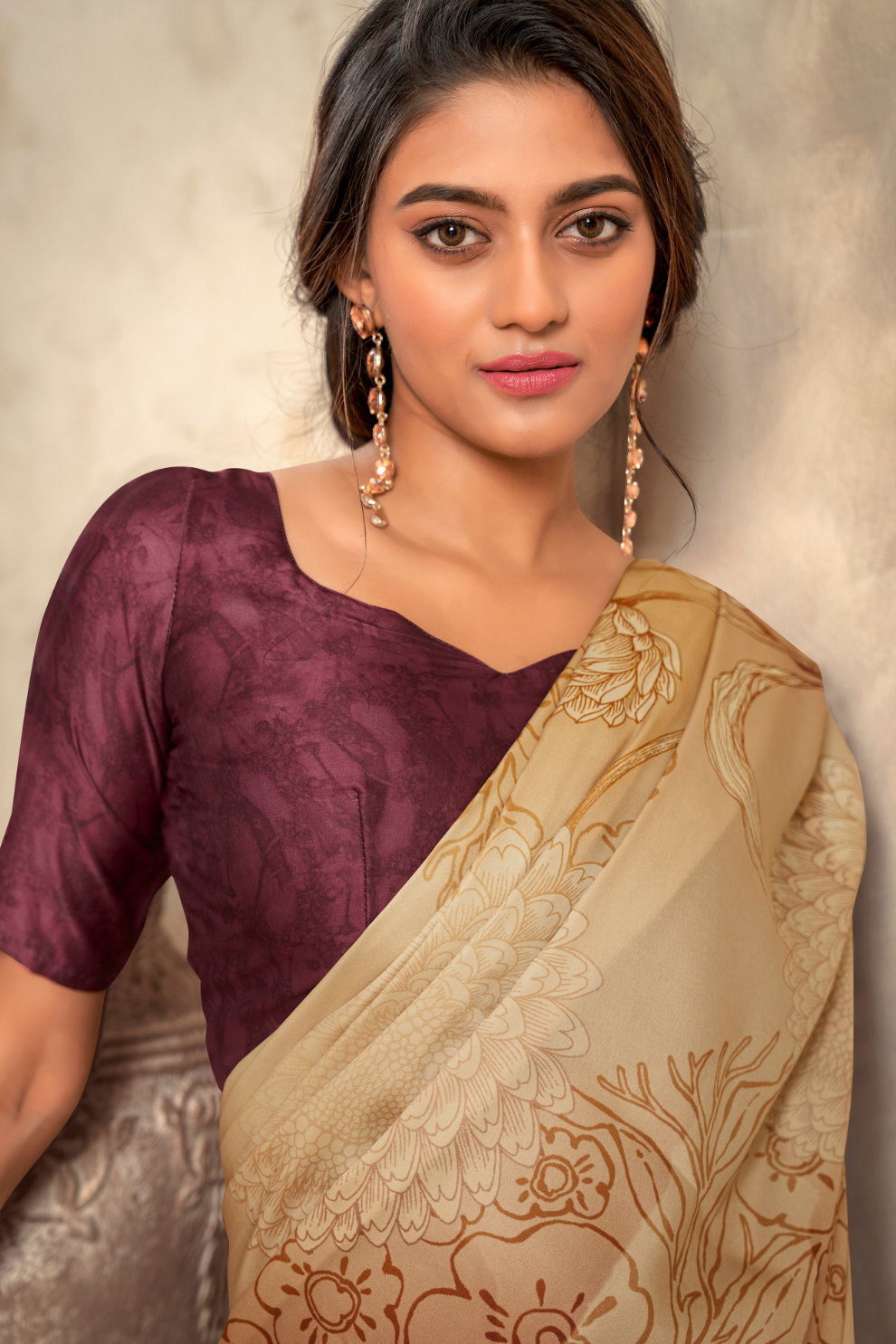 Digitally Printed Soft Satin Silk for Effortless Elegance - LaVante Fashion