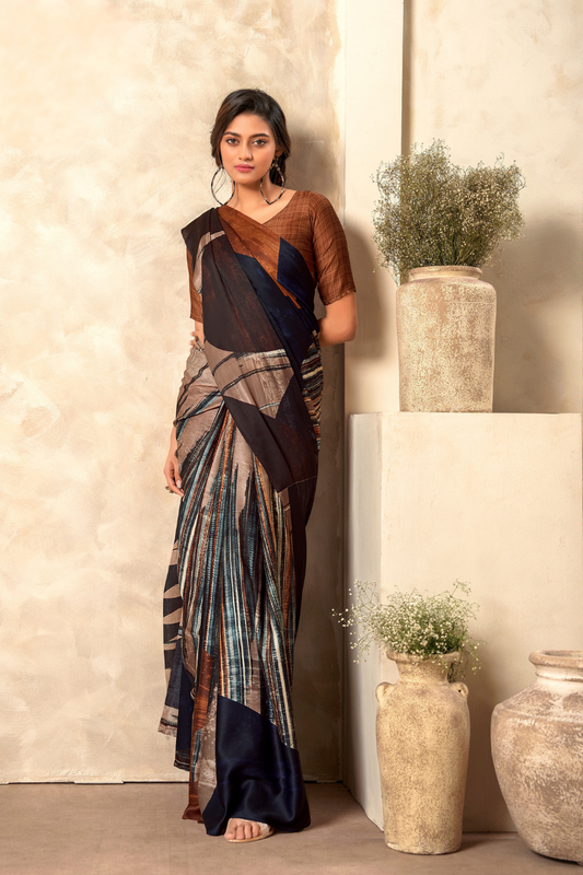 Digitally Printed Soft Satin Silk for Effortless Elegance - LaVante Fashion