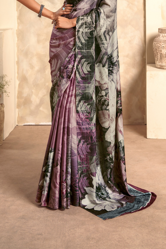 Digitally Printed Soft Satin Silk for Effortless Elegance - LaVante Fashion