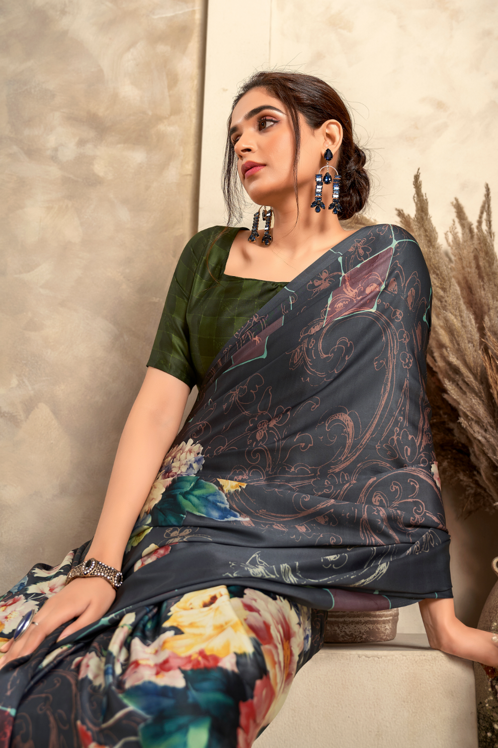 Digitally Printed Soft Satin Silk for Effortless Elegance - LaVante Fashion
