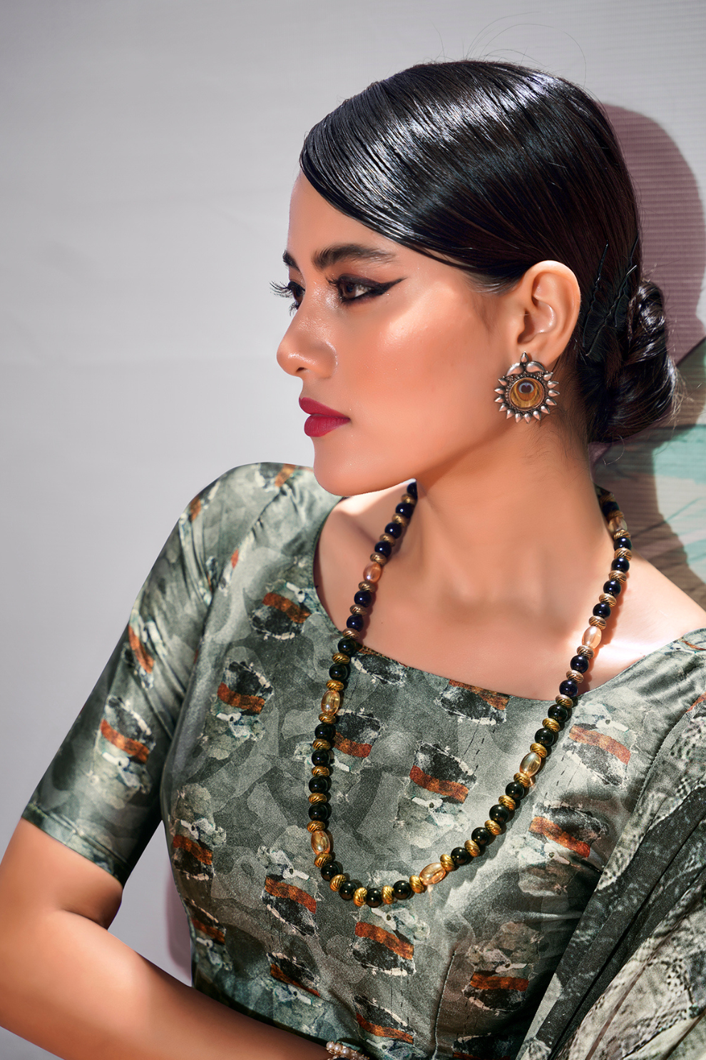 Soft Satin with Digital Print - LaVante Fashion