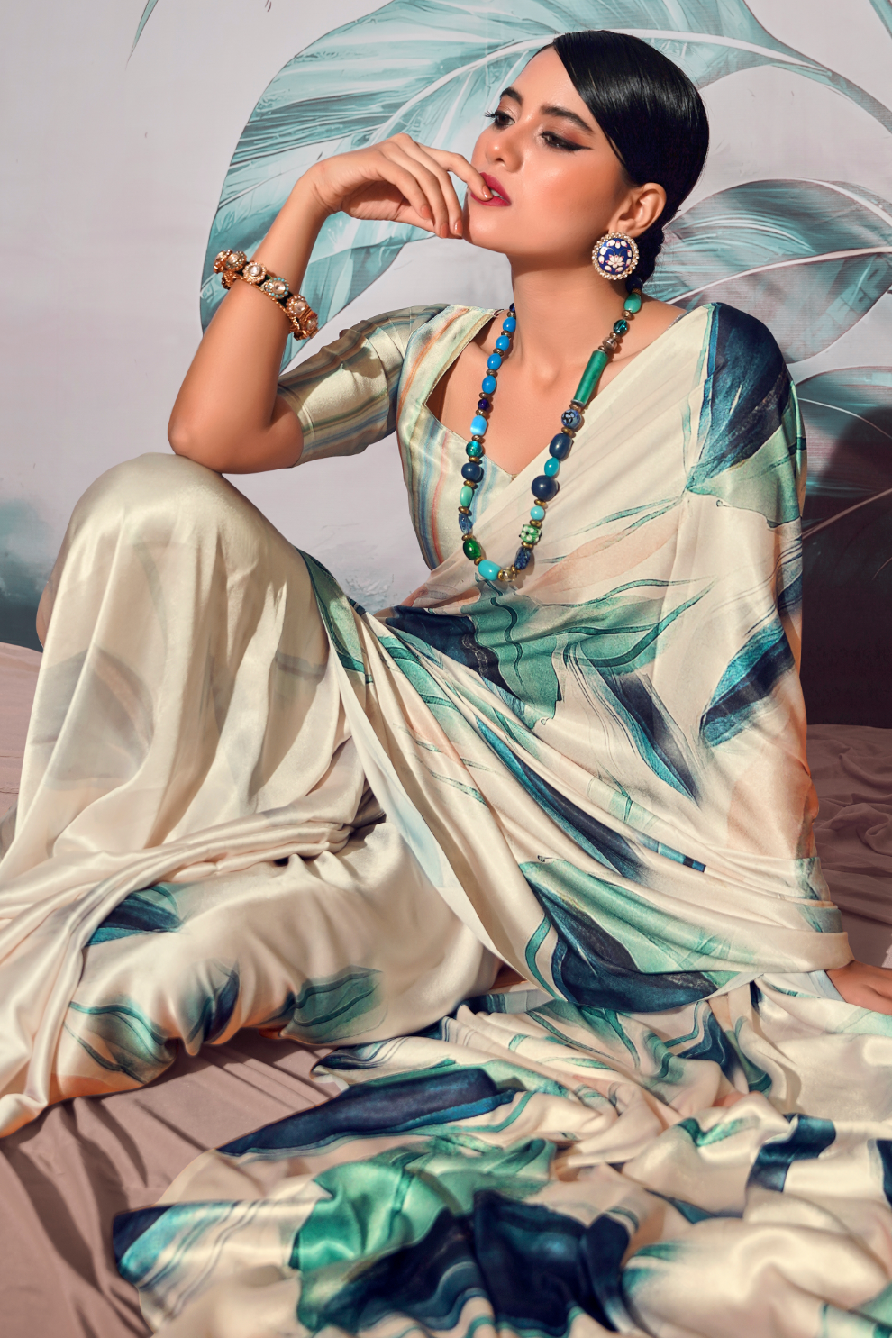 Soft Satin with Digital Print - LaVante Fashion