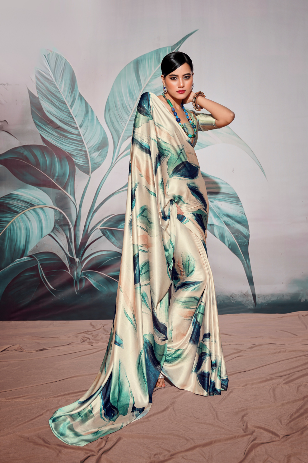 Soft Satin with Digital Print - LaVante Fashion