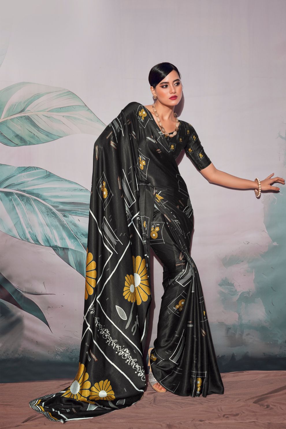 Soft Satin with Digital Print - LaVante Fashion